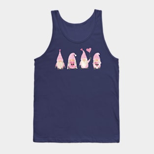 Gnomes Valentine Watercolor Tank Top